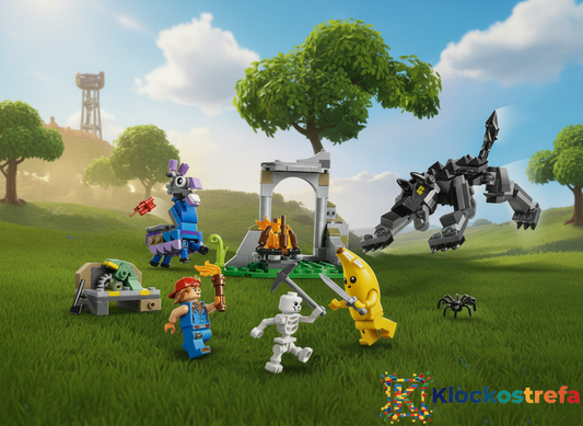 LEGO® 77075 Fortnite - Skórek i Iskra oraz obóz