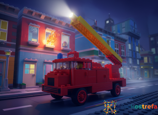 LEGO® 374-2 Fire Engine - Wóz strażacki rok 1971