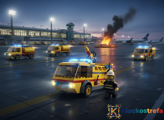 LEGO® 7891 City - Lotniskowy wóz strażacki