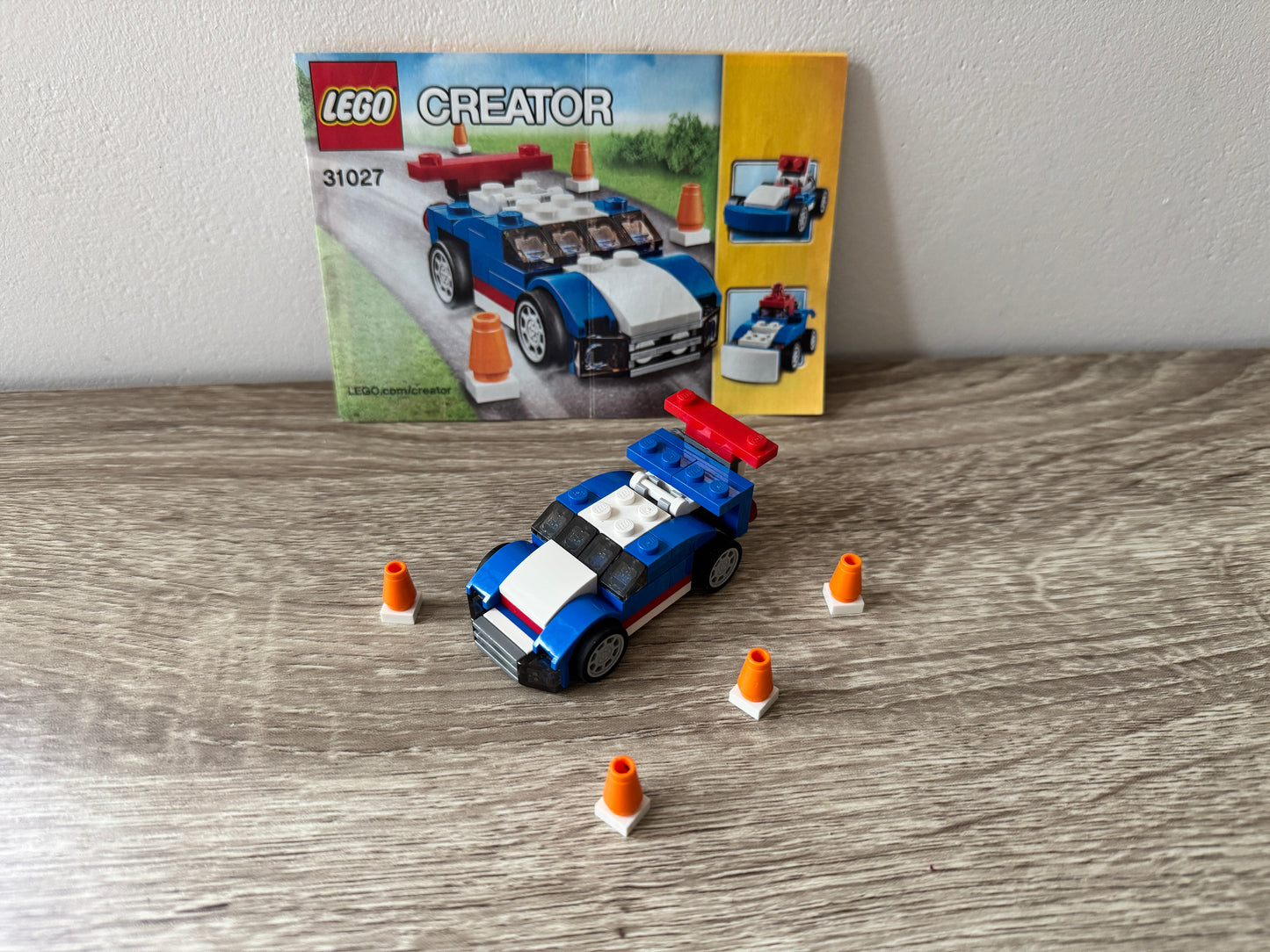 LEGO® 31027 Creator 3w1 - Niebieska wyścigówka