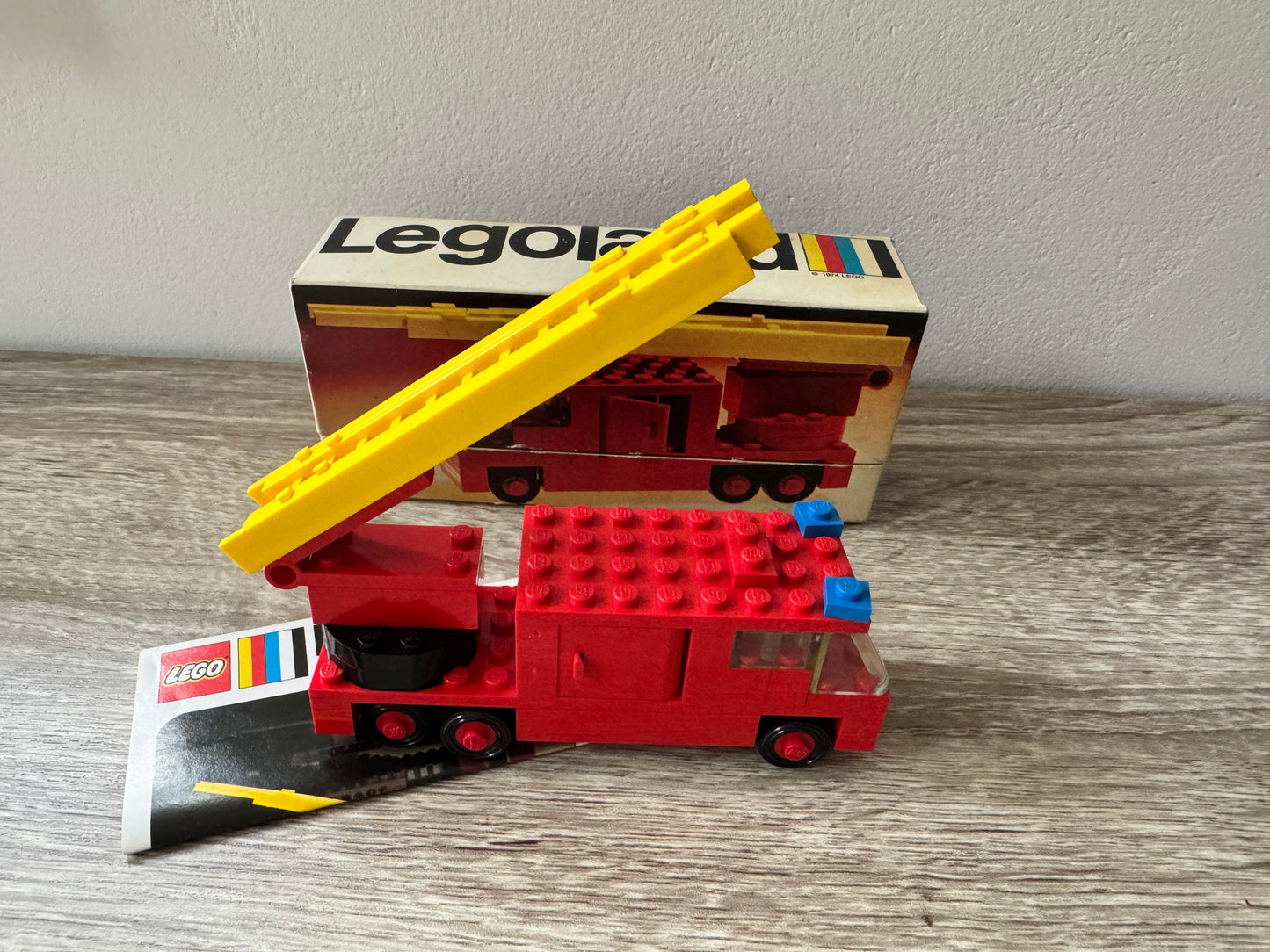 LEGO® 658 – Fire Engine (Straż Pożarna) z rocznika 1974