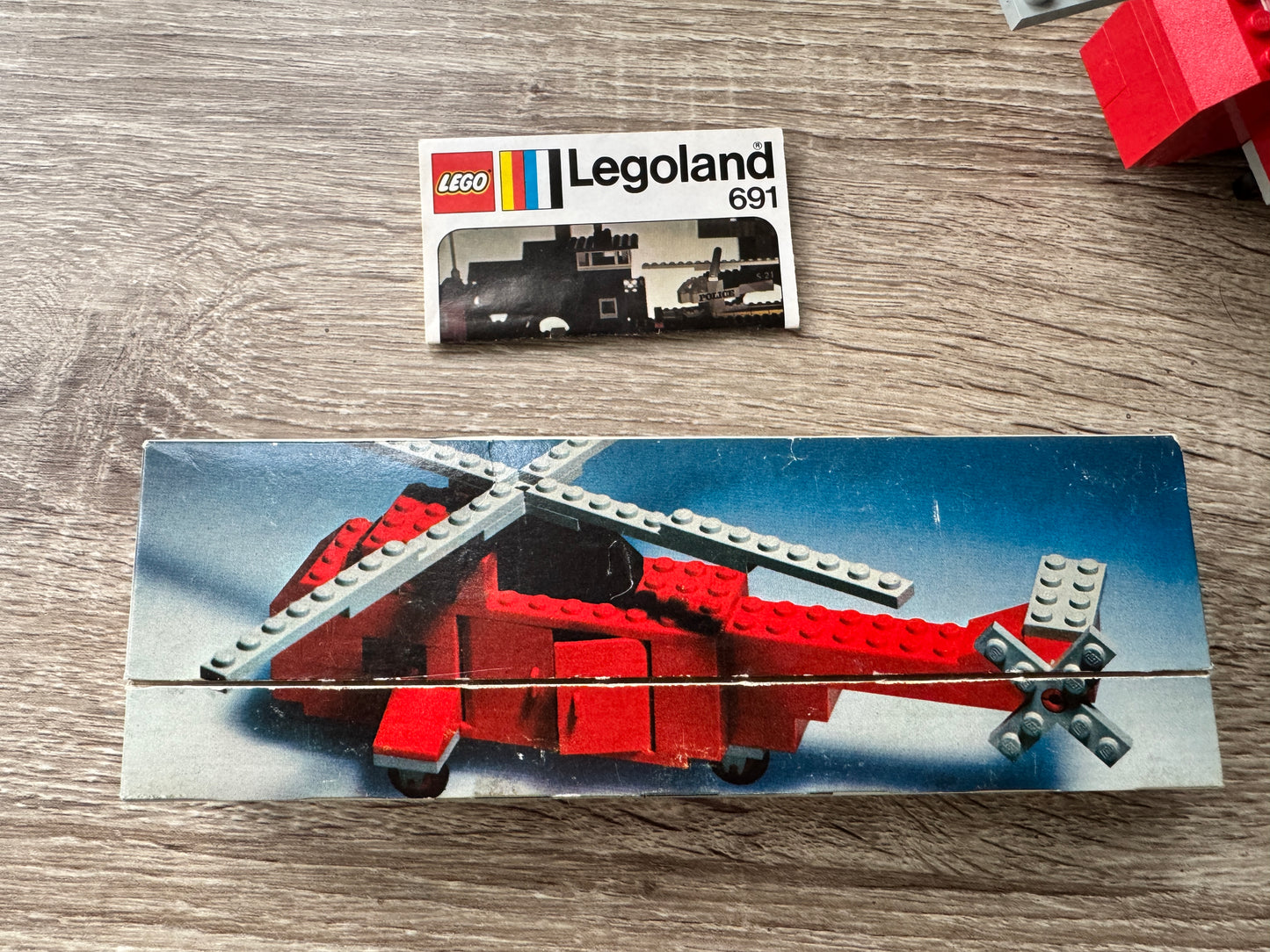 LEGO® 691 – Rescue Helicopter (Helikopter ratunkowy) z rocznika 1974