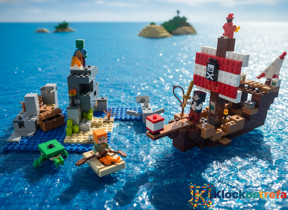 LEGO® 21152 Minecraft - Przygoda na statku pirackim