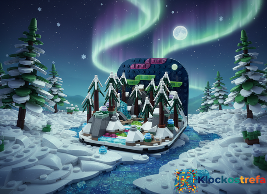 LEGO® 40785 Inne - Diorama z zorzą polarną