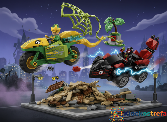 LEGO® 11198 Marvel Super Heroes - Pościg Spina za Electro w dinopojeździe