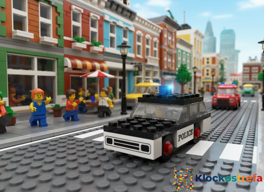 LEGO® 611 – Police Car (Radiowóz) z rocznika 1973