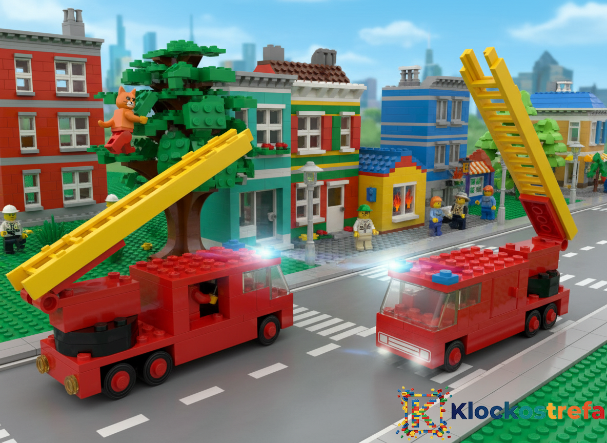 LEGO® 658 – Fire Engine (Straż Pożarna) z rocznika 1974