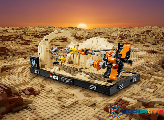 LEGO® 75380 Star Wars - Diorama: Wyścig ścigaczy w Mos Espa