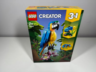 LEGO® 31136 Creator 3w1 - Egzotyczna papuga