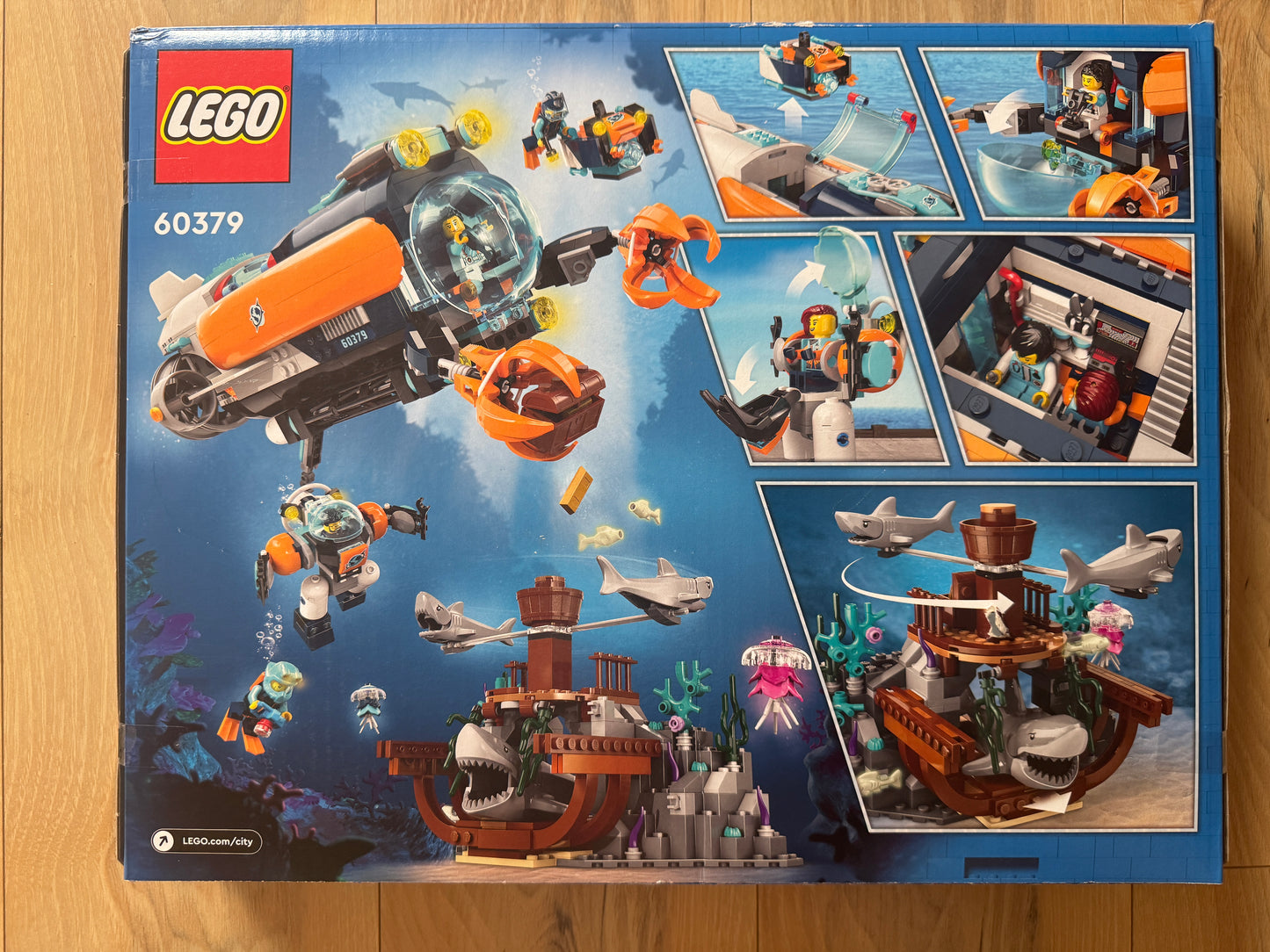 LEGO® 60379 City - Łódź podwodna badacza dna morskiego