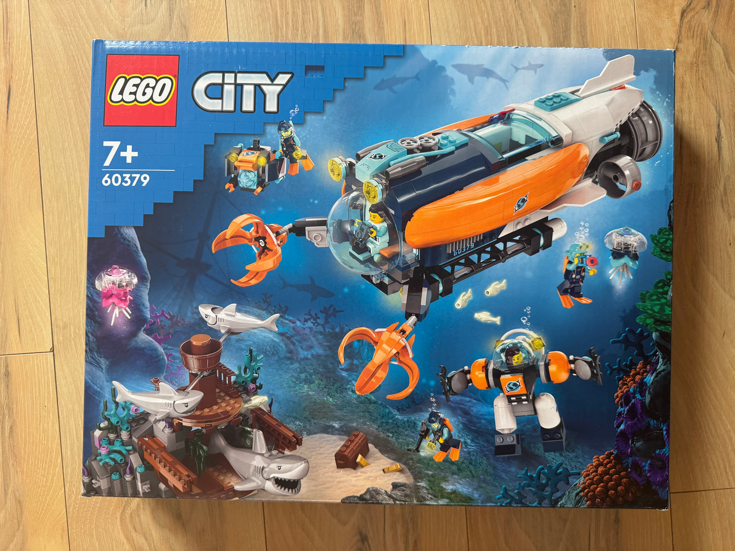 LEGO® 60379 City - Łódź podwodna badacza dna morskiego