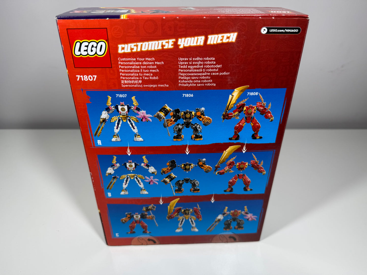LEGO® 71807 Ninjago - Mech żywiołu technologii Sory