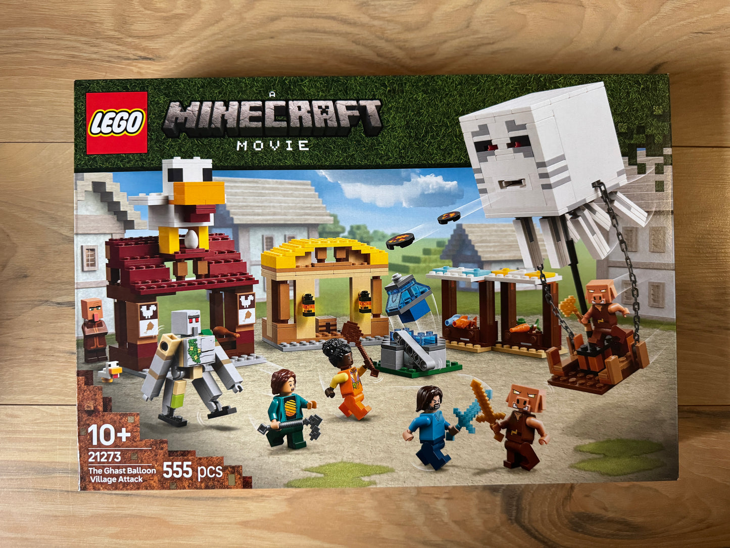 LEGO® 21273 Minecraft - Atak balonowego Ghasta na wioskę