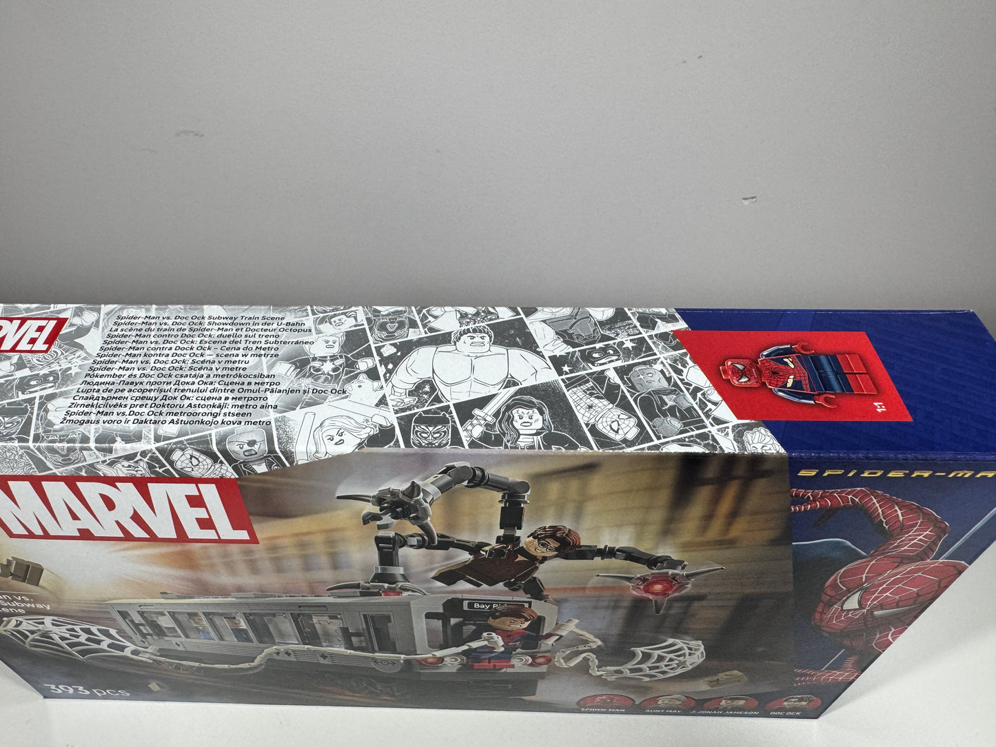 LEGO® 76321 Marvel Super Heroes - Spider-Man kontra Doc Ock — scena w metrze