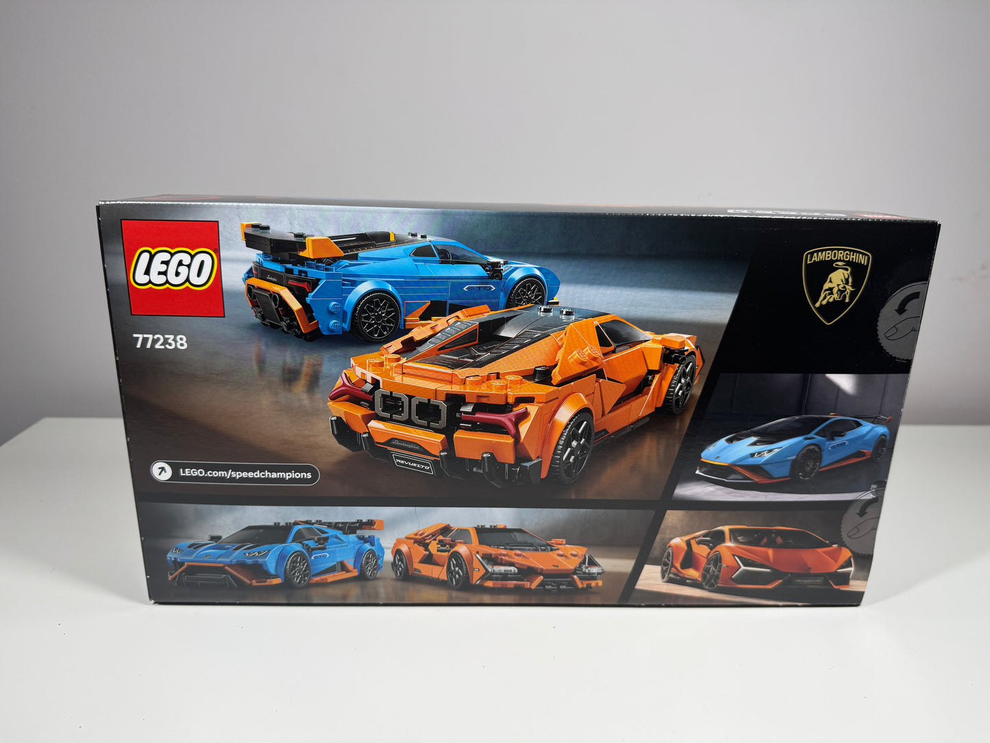 LEGO® 77238 Speed Champions - Lamborghini Revuelto i Huracán STO