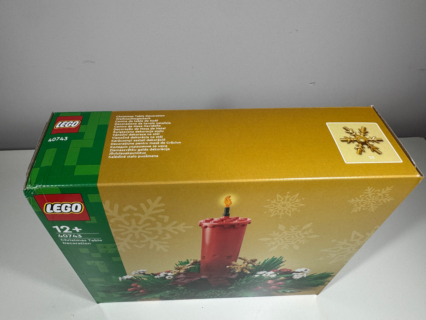 LEGO® 40743 Okolicznościowe - Świąteczna dekoracja stołu