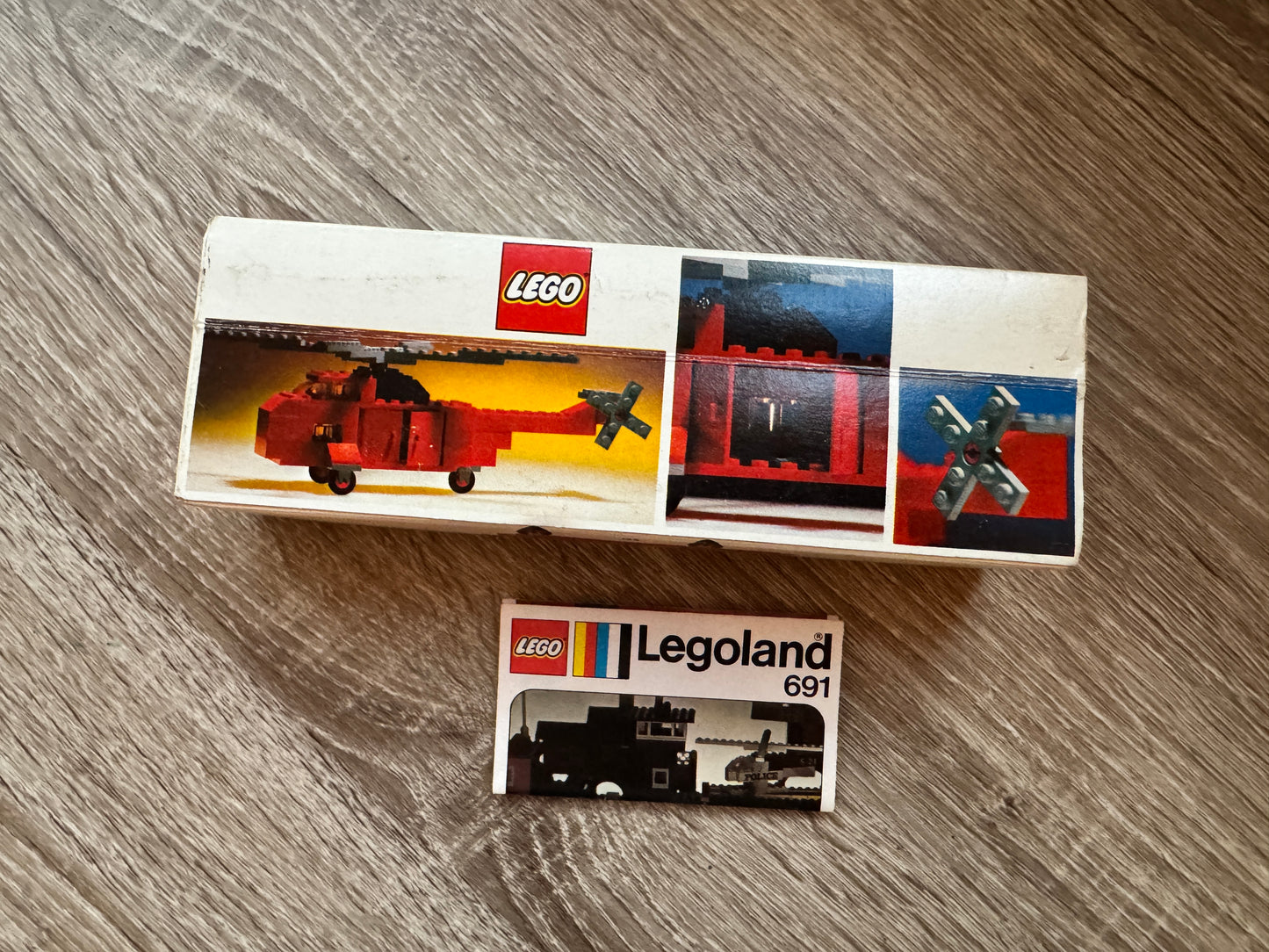 LEGO® 691 – Rescue Helicopter (Helikopter ratunkowy) z rocznika 1974