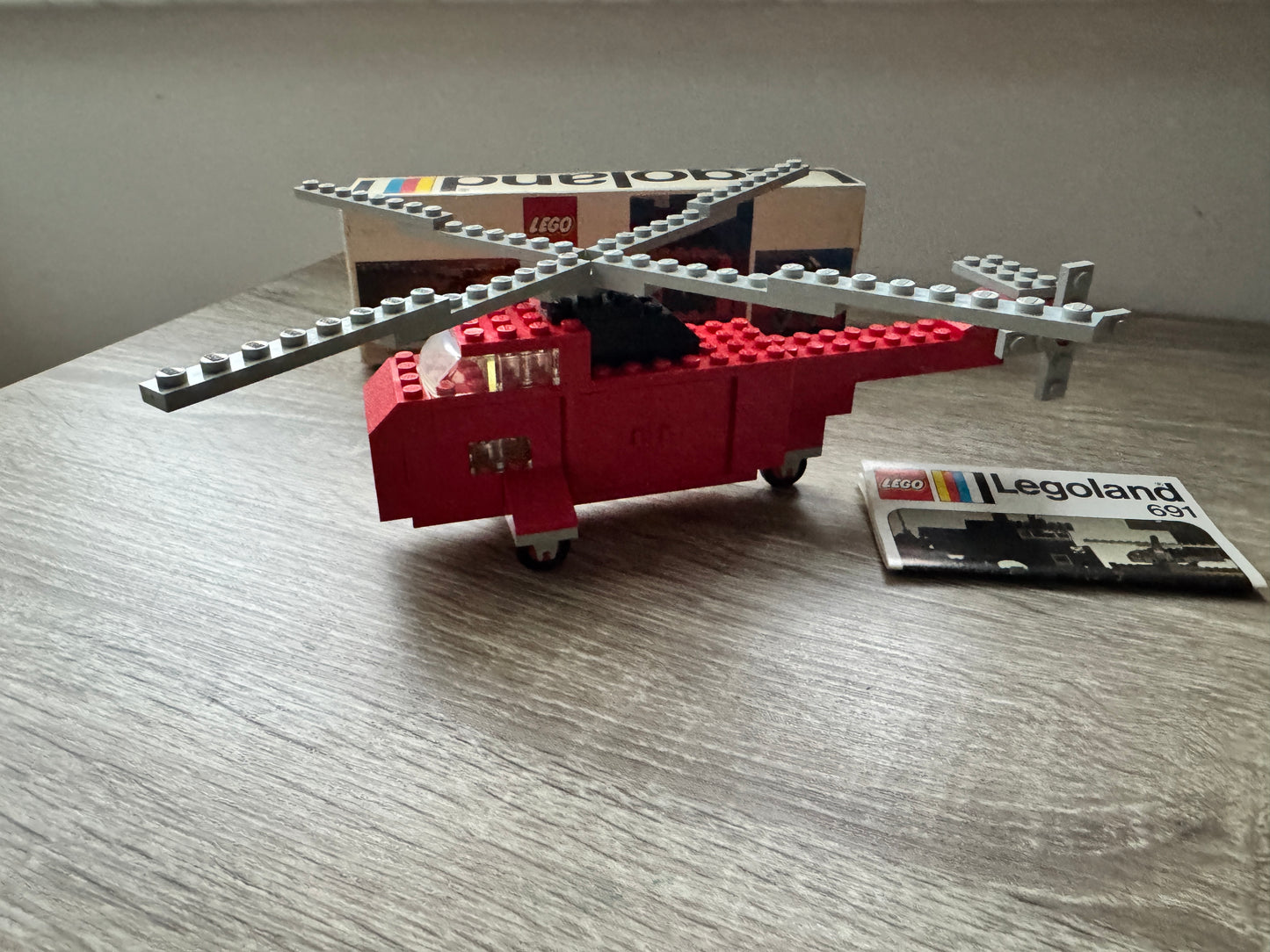 LEGO® 691 – Rescue Helicopter (Helikopter ratunkowy) z rocznika 1974