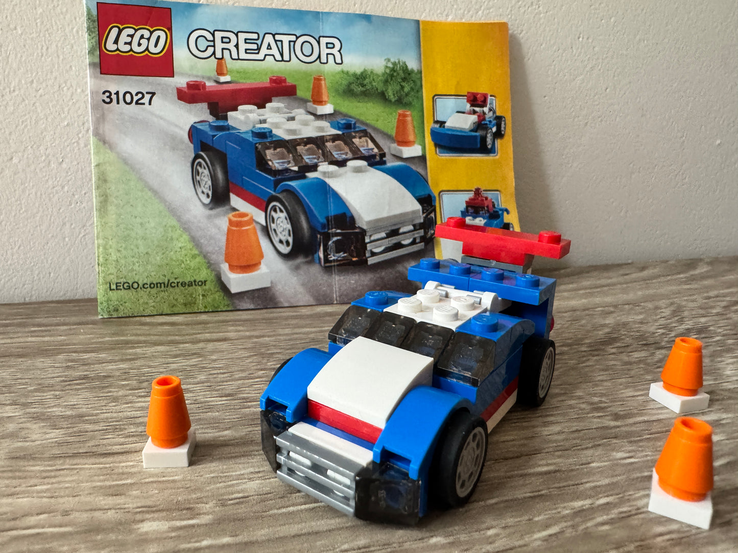 LEGO® 31027 Creator 3w1 - Niebieska wyścigówka