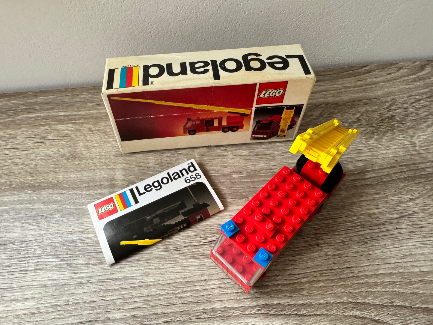 LEGO® 658 – Fire Engine (Straż Pożarna) z rocznika 1974