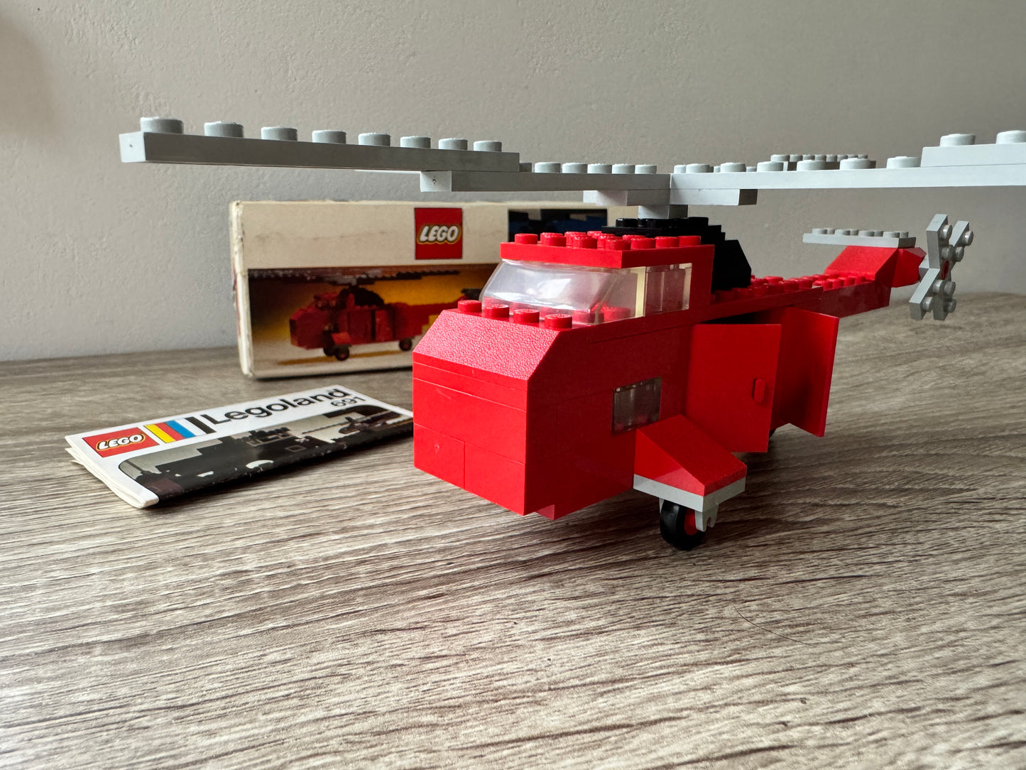 LEGO® 691 – Rescue Helicopter (Helikopter ratunkowy) z rocznika 1974